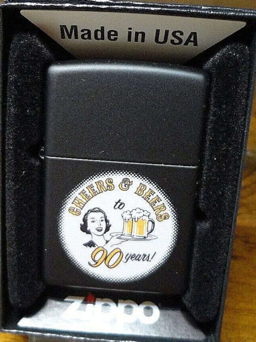 Limited Edition Cheers & Beers Birthday party Zippo Lighter #19 of 90